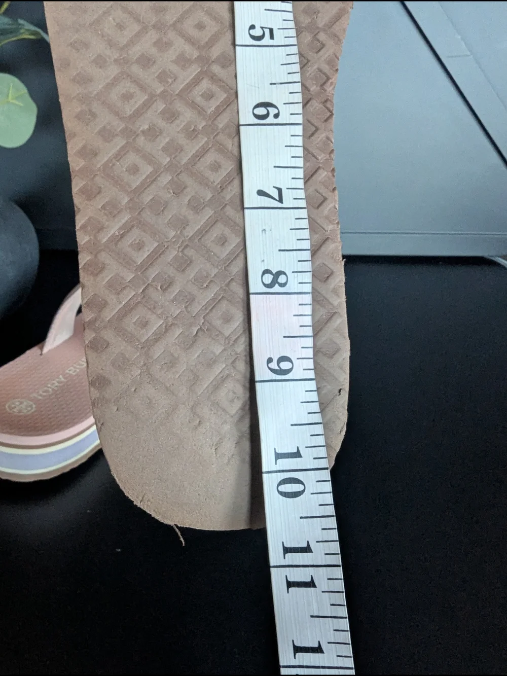 Tory Burch Blush Pink Platform Thong Sandals